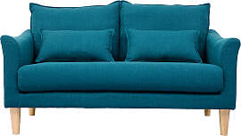Design-Sofa 2 Plätze Entenblau KATE