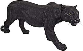 Design Toscano Raubtier im Schatten, Schwarzer