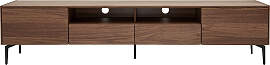 Design-TV-Möbel mit Walnussfurnier L200 cm BLISS