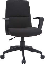 Designer-Bürostuhl schwarz Stoff CHUCK
