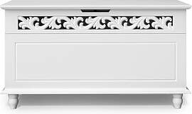 Deuba CASARIA® Holztruhe Jersey mit Deckel groß