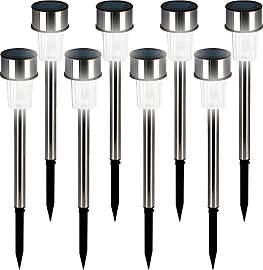 Deuba® Solarlampe für Außen 8er Set LED