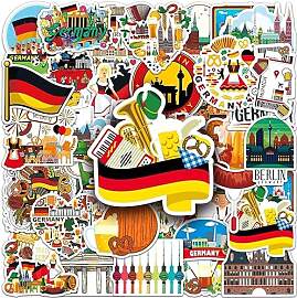 Deutschland Aufkleber |50 Stück Deutsche
