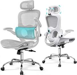 DEVAISE Bürostuhl Ergonomisch: Schreibtischstuhl