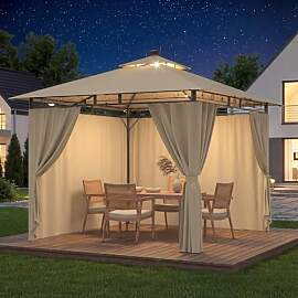 Devoko Garden Pavillon 3x3 Wasserdicht Stabil