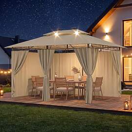 Devoko Garden Pavillon 3x4 Wasserdicht Stabil