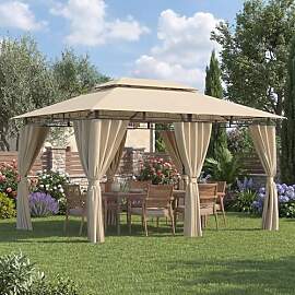 Devoko Garden Pavillon 3x4 Wasserdicht Stabil
