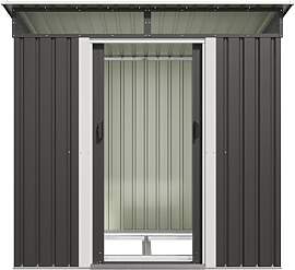 Devoko Metall Geräteschuppen 183x109x182cm mit