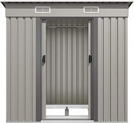 Devoko Metall Geräteschuppen 183x109x182cm mit