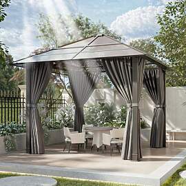 Devoko Pavillon 3x3 Wasserdicht Stabil Winterfest, 