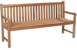deVries Gartenbank Woodie natur Teakholz B/H/L: