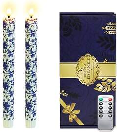 DEVSYWAX LED Flammenlose Kerzen-Set(3 Stück)