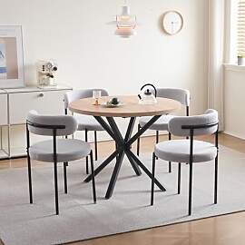 DEYARNA HOME Essgruppe Set Tisch und Stühle,