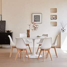 DEYARNA HOME Esszimmergruppe mit 6 Essstühlen,