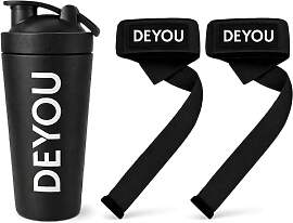 DEYOU Bundle – Edelstahl Shaker 750 ml +