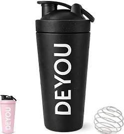 DEYOU Edelstahl Shaker 750ml – Protein Shaker