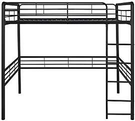 DHP Tommy Metall-Hochbett, Schwarz, Doppelbett