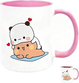 Dhqkqg Bubu Dudu Tasse, 330ML Keramik Kaffeetasse, 