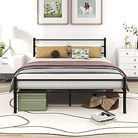 Diahomy Metallbett 120x200 cm Bettgestelle mit