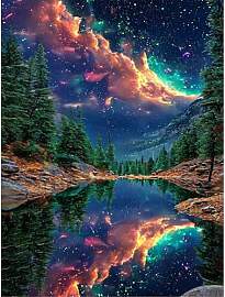 Diamond Painting Erwachsene Aurora - 5D Diamant