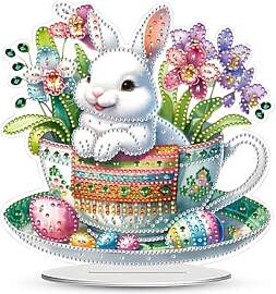 Diamond Painting Ostern Hase,Ostern Deko