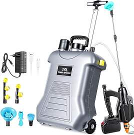 Dibaful Akku Drucksprüher 15L Elektrische mit 21V 