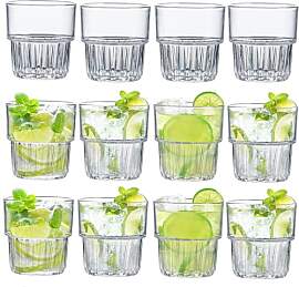 DIBALIYI 12 PCS Acrylic Kinderbecher, 6.76 OZ
