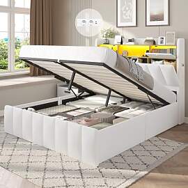 DICTAC Bett 160x200 mit LED Beleuchtung &