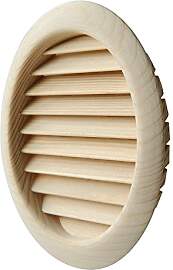 Die Belüftung lgrs125p-y Gitter Holz rund