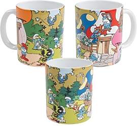 Die Schlümpfe Tasse - Schlumpfdorf Kaffeetasse