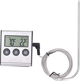 Digitales Bratenthermometer mit Sonde, 250 ℃/482 