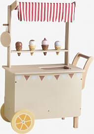 Dijonay Kids Holz-eiswagen Natürliche Farben -