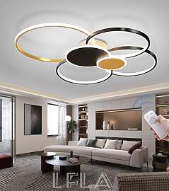 Dimmbar LED Deckenleuchte Wohnzimmerlampe Moderne
