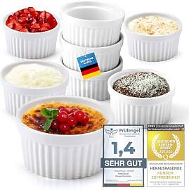 Dimono® 8er Set Dessert-Schalen Creme Brulee