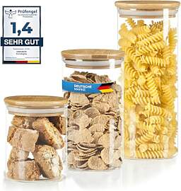 Dimono® Vorratsglas aus Borosilikatglas