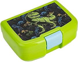 Dino Brotdose T-Rex Kinder - grüne Lunchbox aus