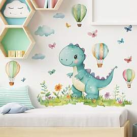 Dino Wandtattoo Kinderzimmer Groß, Wandtattoo