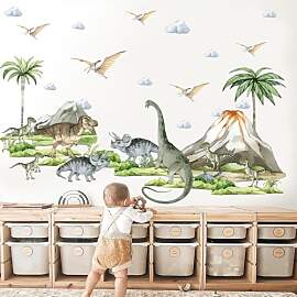 Dinosaurier-Wandaufkleber, XXL, große