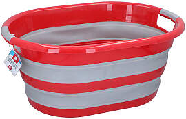 Dirt Devil - Wäschekorb in Rot/ Grau - 27 l