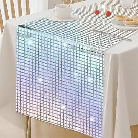 Disco Party Tischläufer, 30x275cm Discokugel