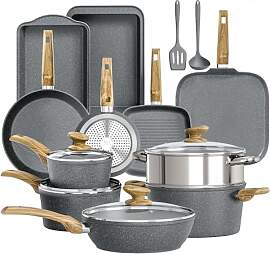 DishDelight Induktions-Kochgeschirr-Set mit