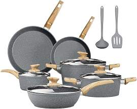 DishDelight Induktions Töpfe Set Topf und