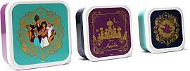 Disney Aladdin Set mit 3 Lunchboxen mit Deckel -