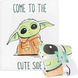 Disney Baby Yoda Fleecedecke Klein Warme