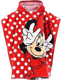 Disney Minnie Mouse Handtuch mit Kapuze, Mädchen