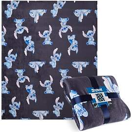 Disney Stitch Fleecedecke Klein Warme Kuscheldecke 