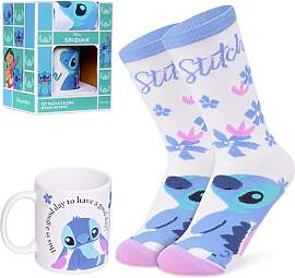 Disney Stitch Tassen-Geschenkset, Kuschelige Damen 