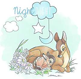 Disney Wandbild von Komar | Bambi Good Night |