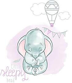Disney Wandbild von Komar | Dumbo Sleepy |
