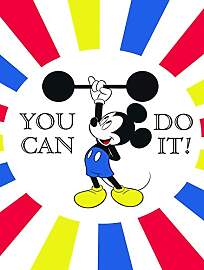 Disney Wandbild von Komar | Mickey Mouse Do it |